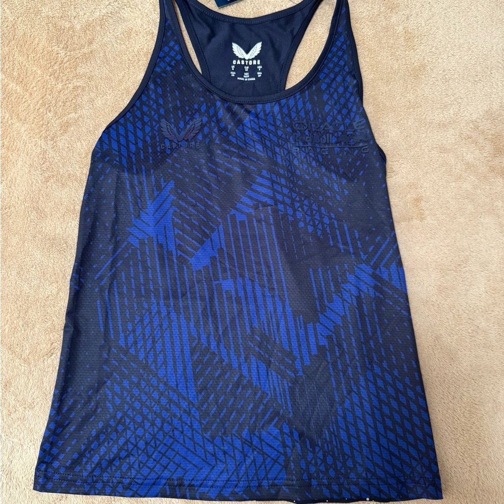 Red Bull Racing Women's Blue Tank Top Size 2 - Picture 3 of 10